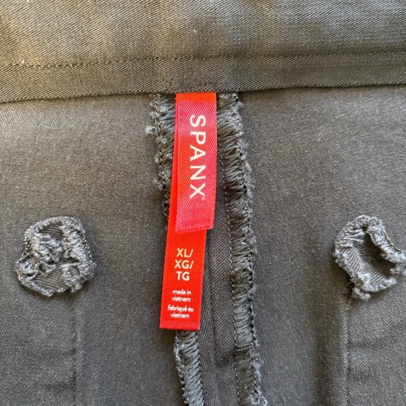 Spanx On the Go Ankle Slim Straight Pant 20365R Black XL - Picture 3 of 9